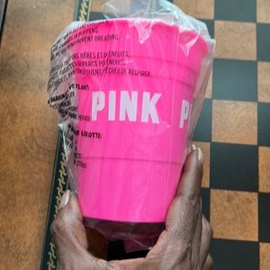 Brand New VS Pink Cup with Floatie